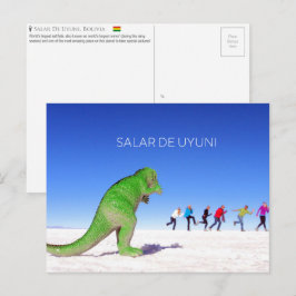 Salar de Uyuni, Bolivia vykort