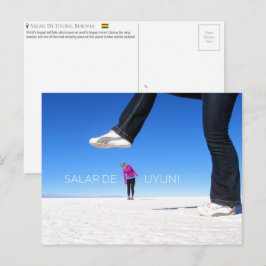 Salar De Uyuni, Bolivia-vykort Vykort