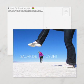 Salar De Uyuni, Bolivia-vykort Vykort
