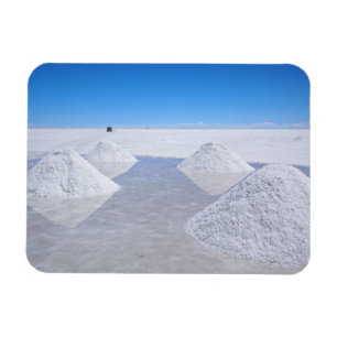 Salar de Uyuni-rektangel med saltflats Magnet