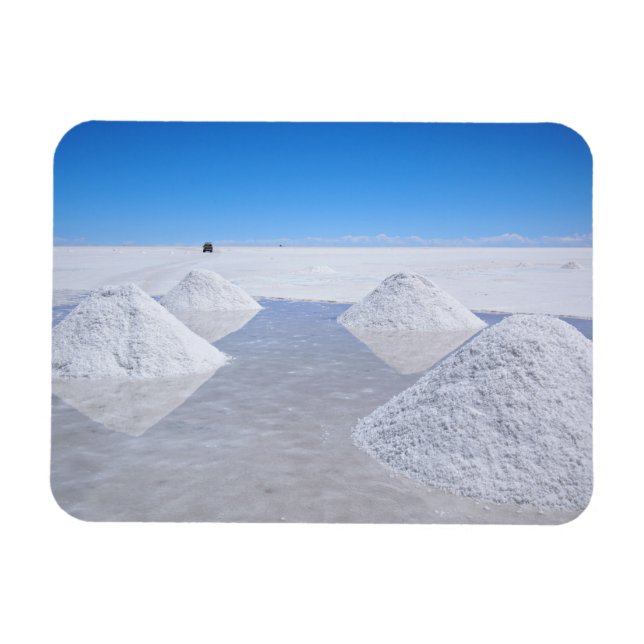 Salar de Uyuni-rektangel med saltflats Magnet (Horisontell)