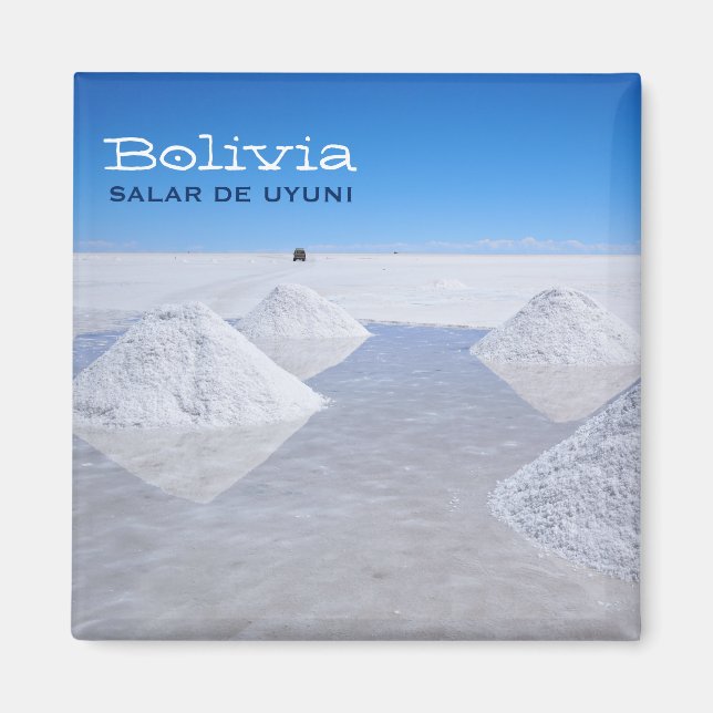 Salar de Uyuni-smalsmätare Magnet (Framsidan)