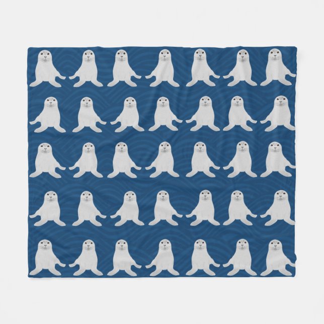 Sälar Fleece Blanket (Framsidan (Horisontell))