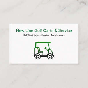 Salar för Golfvagn och servar Visitkort