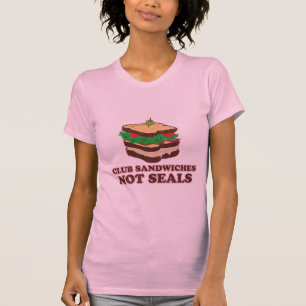 Sälar för klubbsmörgås inte t-shirt