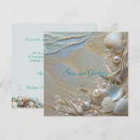 Sälar och Hälsning Starfish Snäcka Pearls