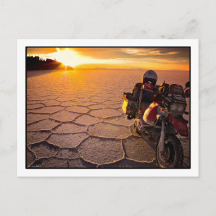 Salar Sunset-vykort Vykort