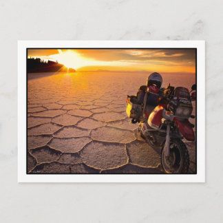Salar Sunset-vykort Vykort