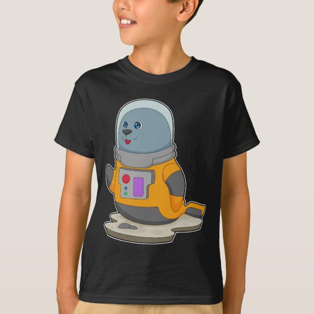 Sälarastronaut Space T Shirt (Framsida)
