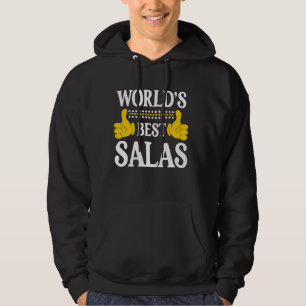 Salas Surname Funny Team Family Efternamn World's Hoodie