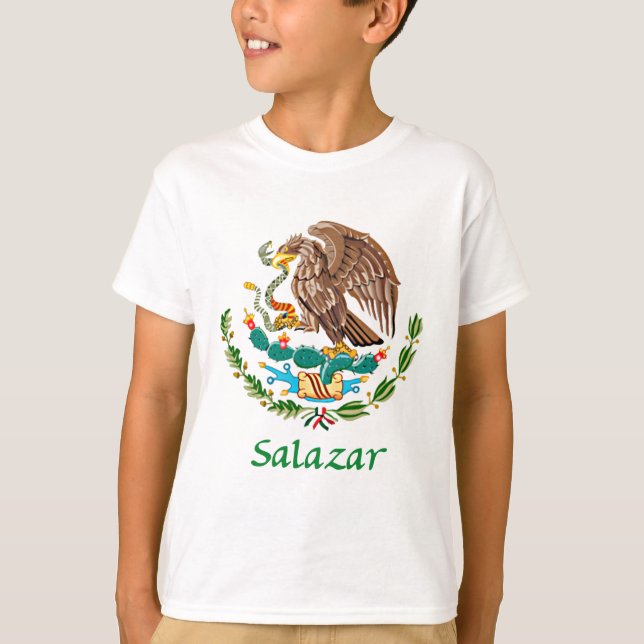 Salazar Mexikanskt nationalsigill Tee (Framsida)