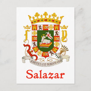 Salazar Shield of Puerto Rico Vykort