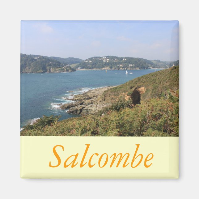 Salcombe, Devon Magnet (Framsidan)