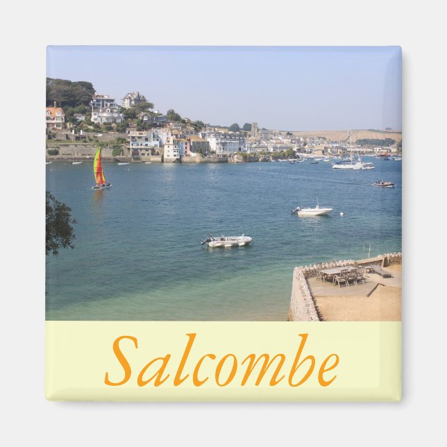 Salcombe, Devon Magnet (Framsidan)