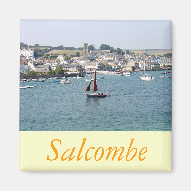 Salcombe, Devon Magnet (Framsidan)