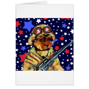 SÅLD YORKIE POO HÄLSNINGSKORT