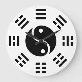 Saldo: Ba Gua, 8 trigram yin yang TCM Stor Klocka