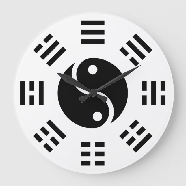 Saldo: Ba Gua, 8 trigram yin yang TCM  Stor Klocka (Framsida)