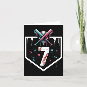 Säldropp 7:e Birthday Home Plats Boys Youth 7 Yea Kort