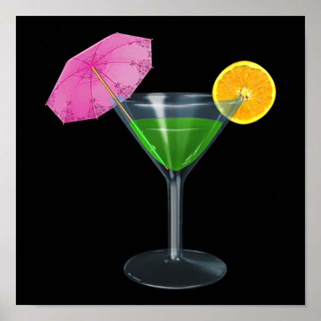 SALE! Cocktail Poster med SRF (Framsidan)