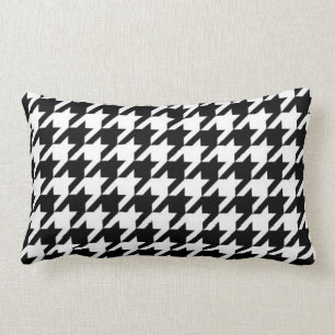 SALE - den Retro klassikerHoundstooth lumbaren Lumbarkudde