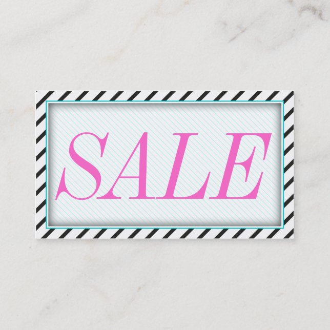 Sale Minikarten Visitkort (Baksida)