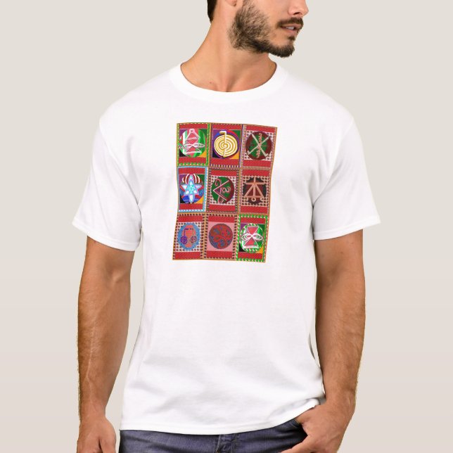 Sale Original Karuna Reiki Healing Symbol Shirts T Shirt (Framsida)
