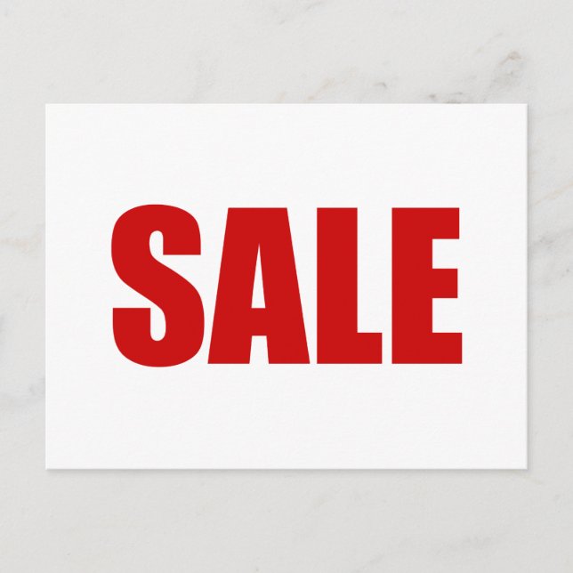 SALE POSTCARD VYKORT (Framsida)