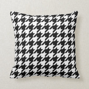 SALE - Retro Houndstooth dekorativ kudde