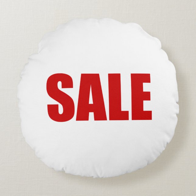SALE ROUND PILLOW RUND KUDDE (Framsidan)