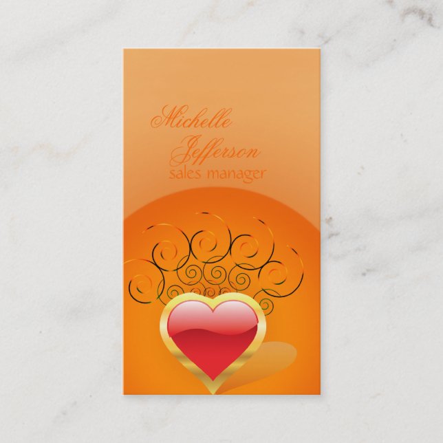 Salechefvisitkortar Visitkort (Framsida)