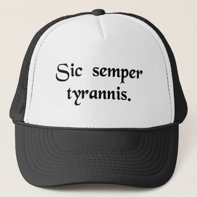 Således alltid till tyrants. keps (Framsida)