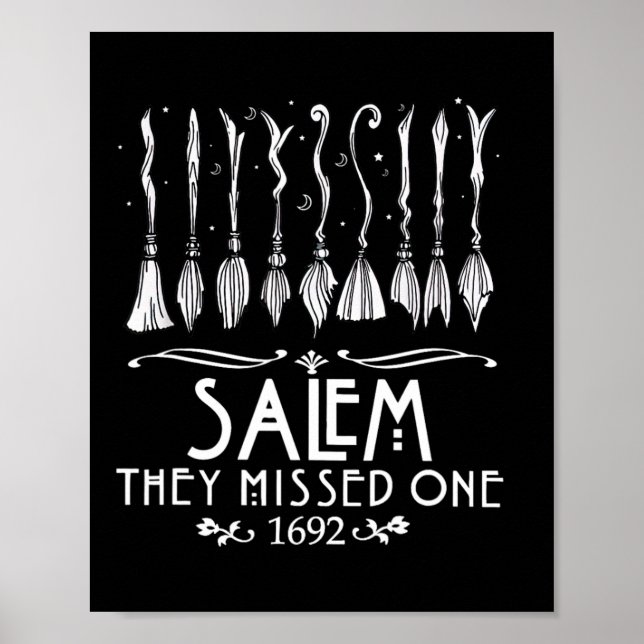 Salem 1692 de missade en åt Halloween Poster (Framsidan)
