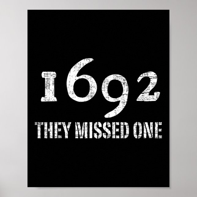 Salem 1692 de missade en dräkt Halloween Poster (Framsidan)