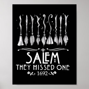 Salem 1692 de missade en för Halloween Poster