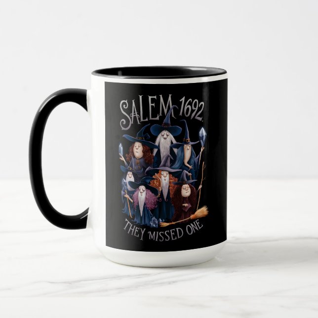 Salem 1692 De missade en Halloween-häxa Mugg (Vänster)