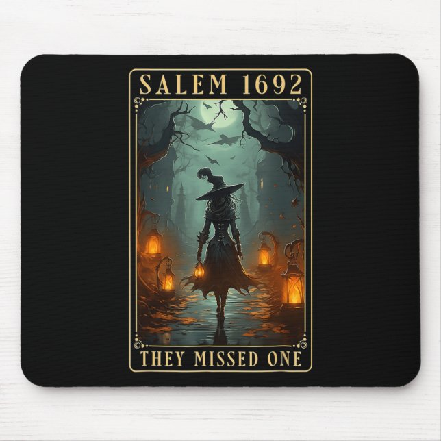 Salem 1692 de missade en Halloween Witch Musmatta (Framsidan)