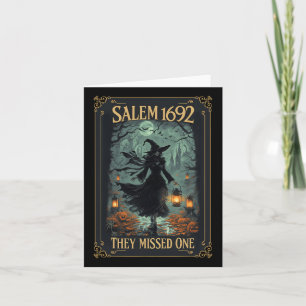 Salem 1692 de missade en Halloween Witch Tarot C Kort