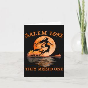 Salem 1692 De missade en häxa som red kvast hall Kort