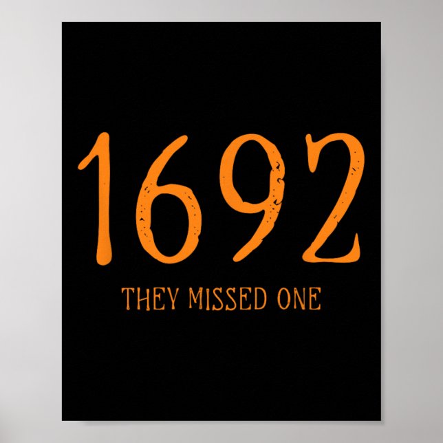 Salem 1692 de missade en Roligt Halloween Witch 1 Poster (Framsidan)