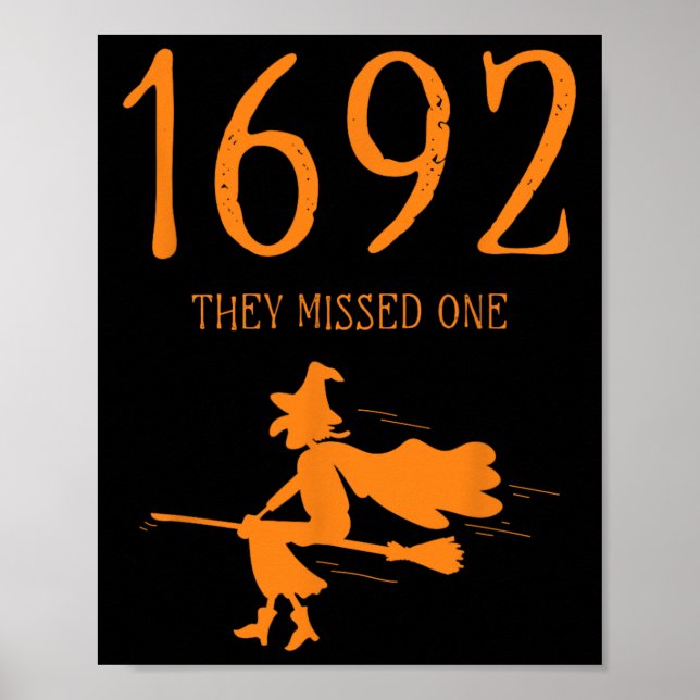 Salem 1692 de missade en Roligt Halloween Witch 2 Poster (Framsidan)