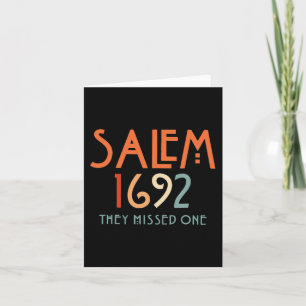 Salem 1692 De missade en - Salem Häxa 1692 Hallowe Kort