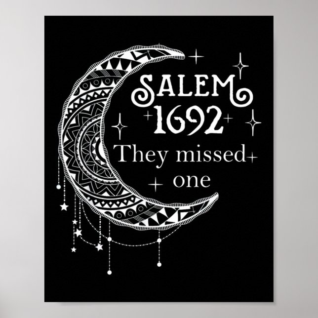 Salem 1692 De missade en - Salem Witch 1692 Hall Poster (Framsidan)