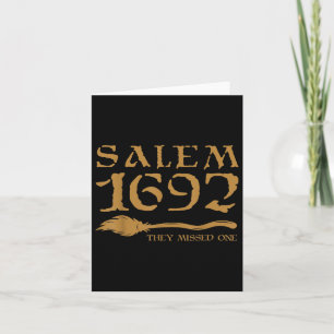 Salem 1692 de missade en Witch Halloween 3 Kort