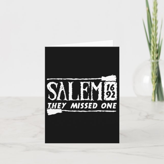 Salem 1692 de missade en Witch Halloween 6 Kort (Framsida)