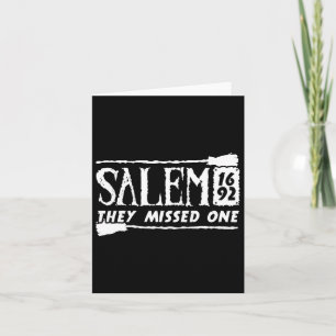 Salem 1692 de missade en Witch Halloween 6 Kort