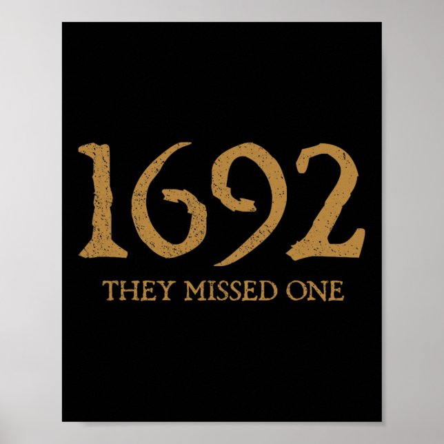 Salem 1692 de missade en Witch Halloween-dräkt Poster (Framsidan)