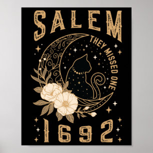 Salem 1692 De misshandlade en svart måltid M Poster