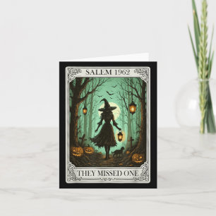 Salem 1692 Halloween Witch de missade en Tarot C Kort