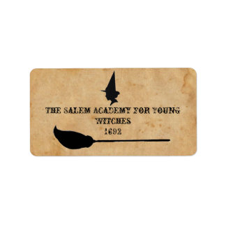 Salem Academy for Young Witches Adressetikett